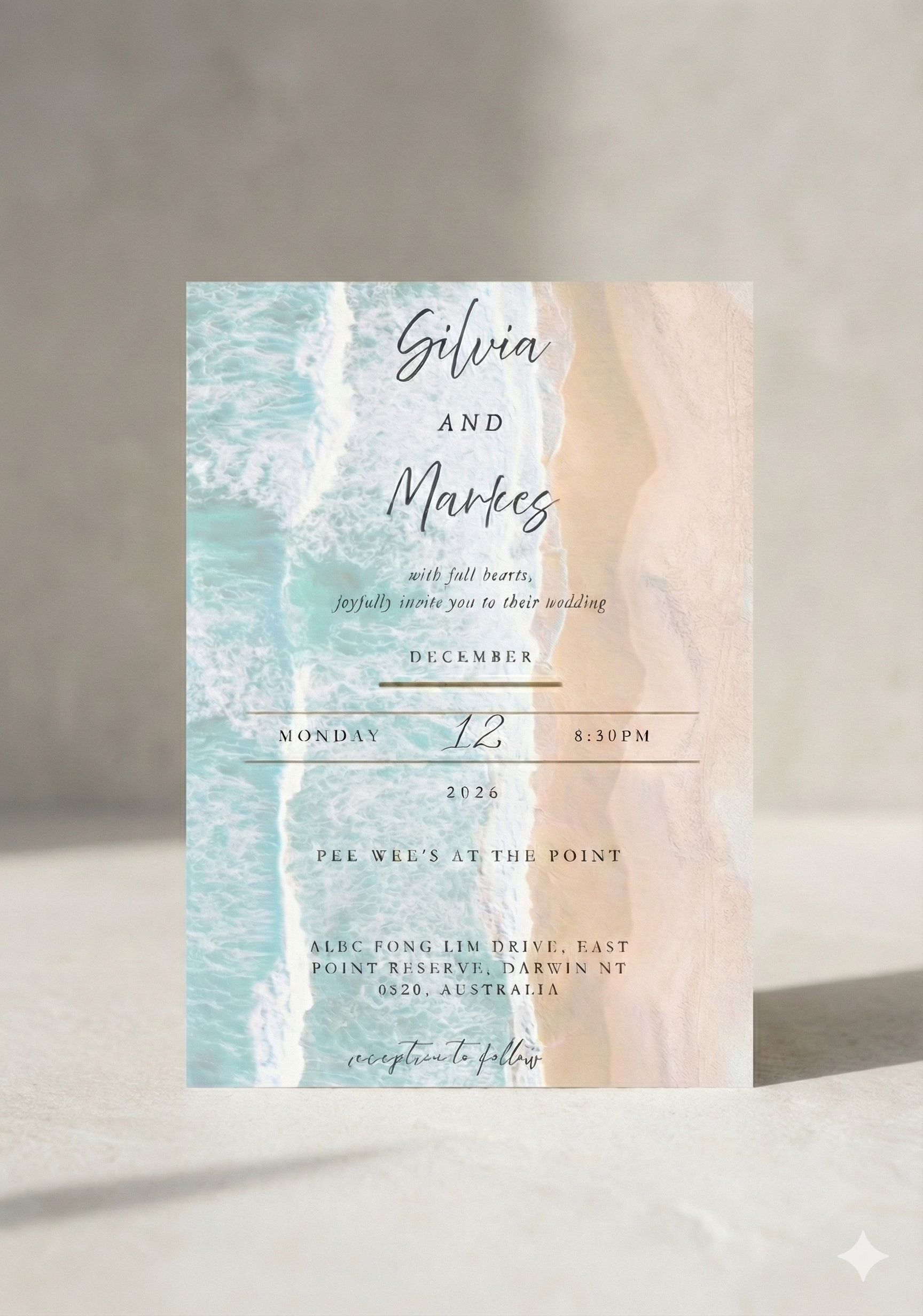 Wedding Invitation $12.95