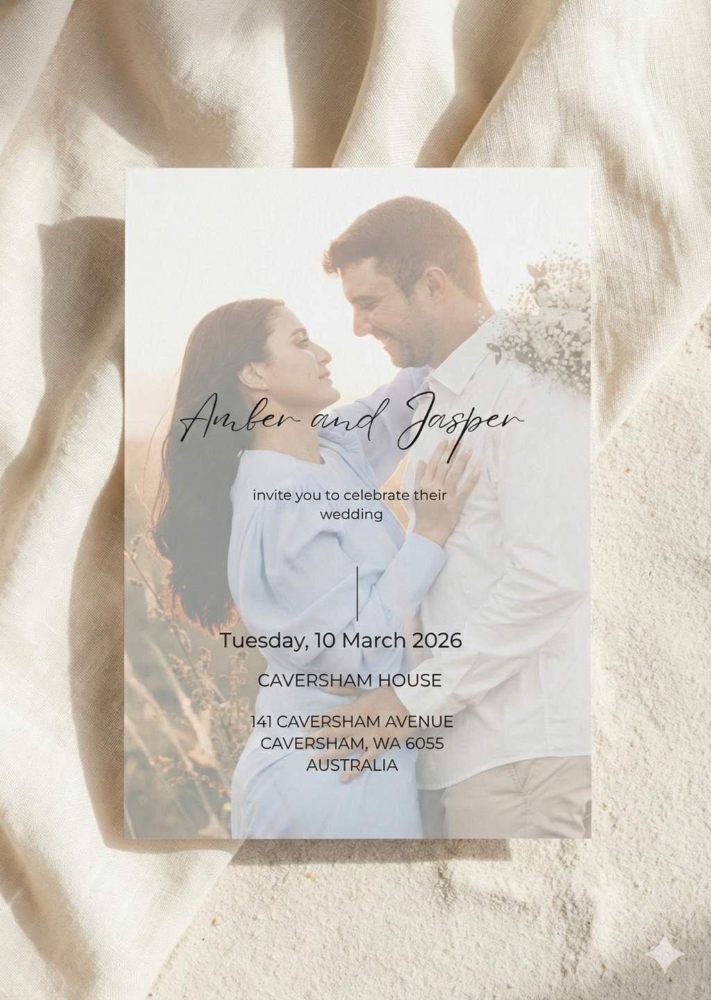 Wedding Invitation $12.95