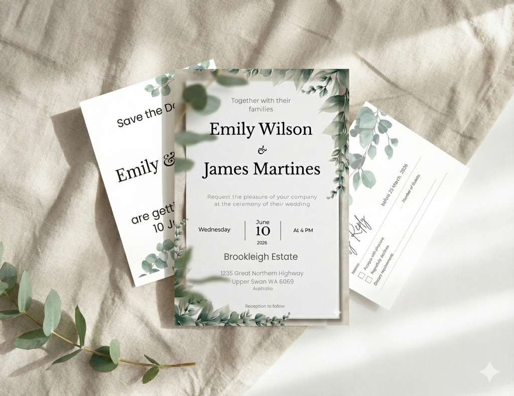 Wedding Stationery Bundle $24.95
