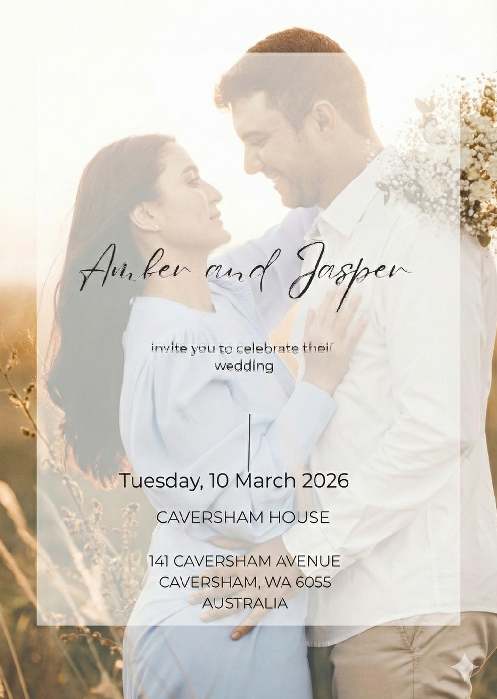 Wedding Invitation $12.95