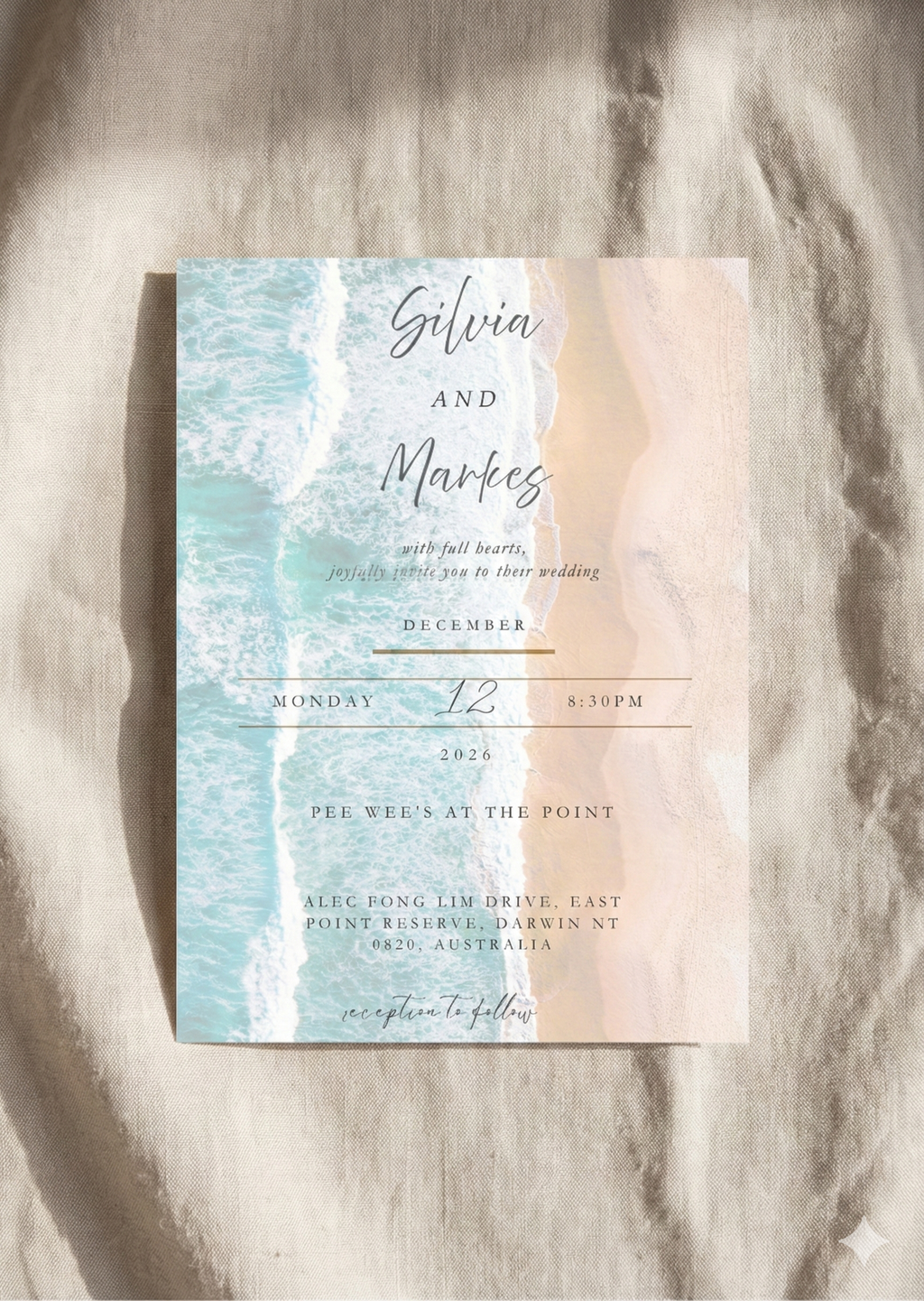 Wedding Invitation $12.95