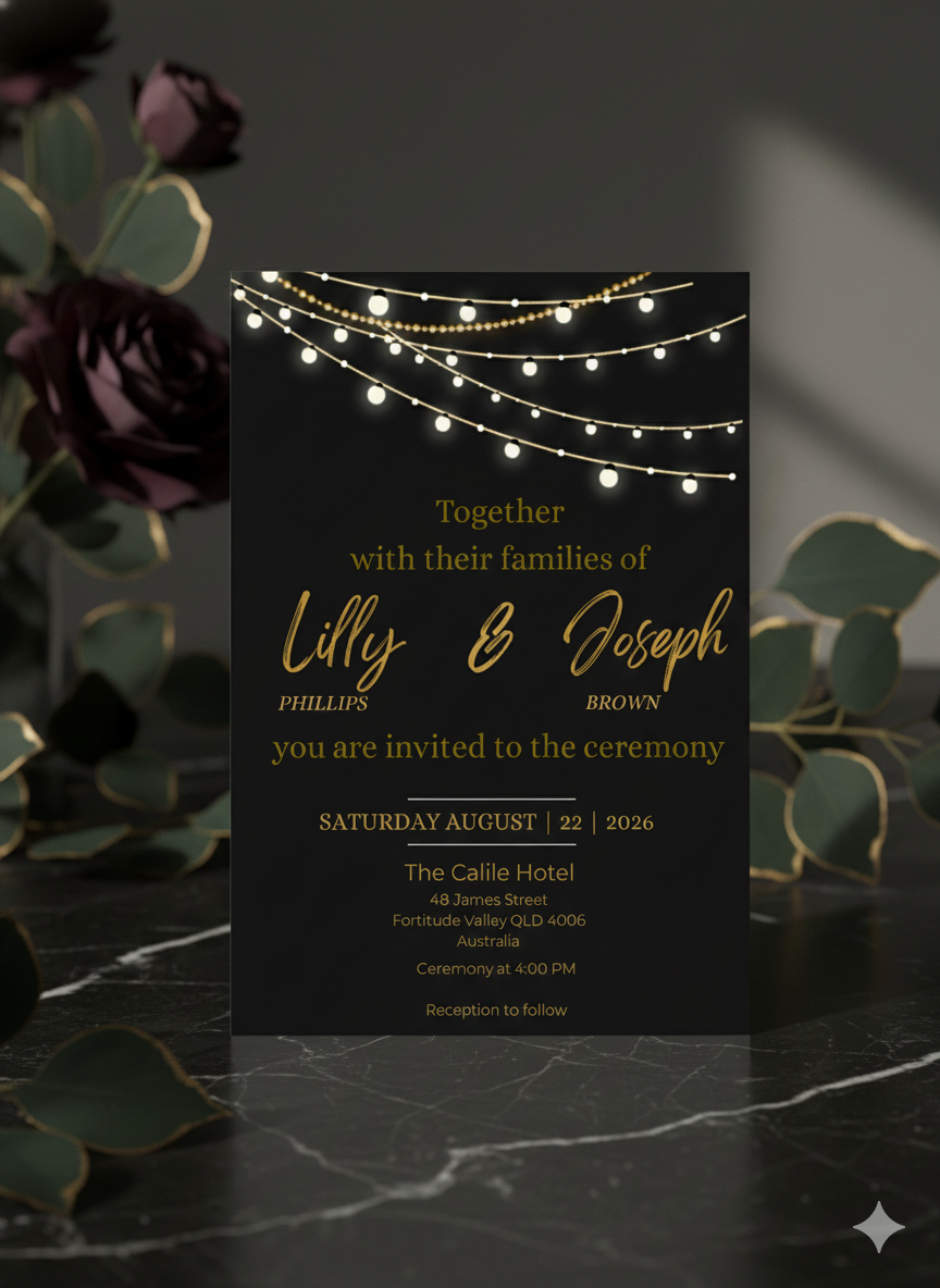 Wedding Invitation $12.95