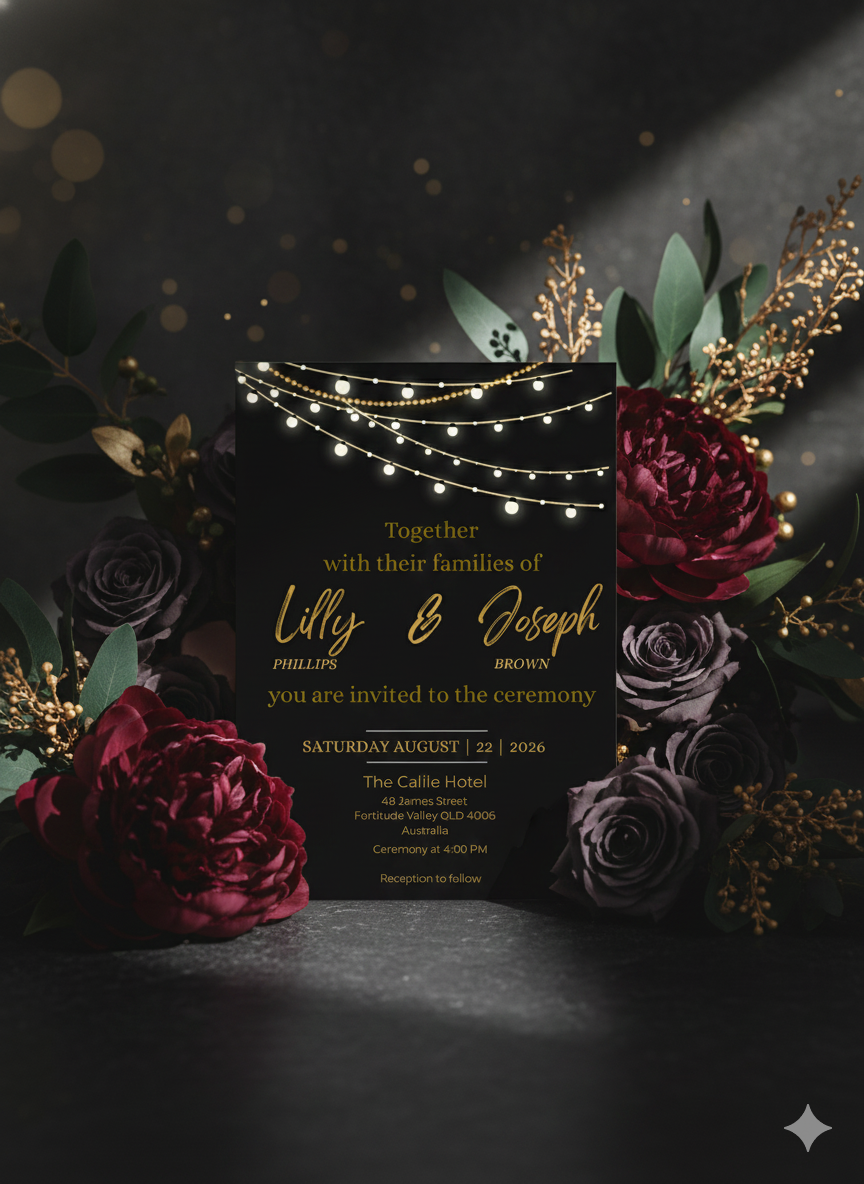 Wedding Invitation $12.95