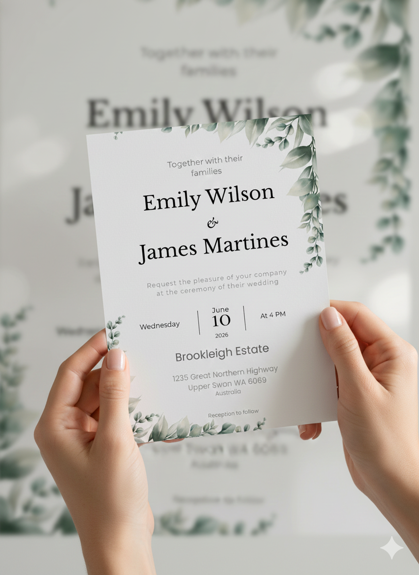 Wedding Invitation $12.95