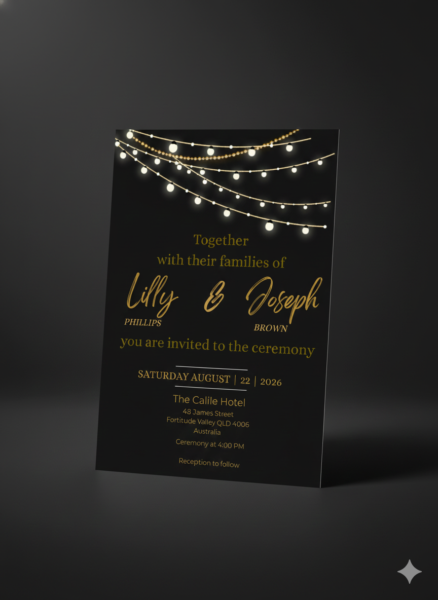 Wedding Invitation $12.95