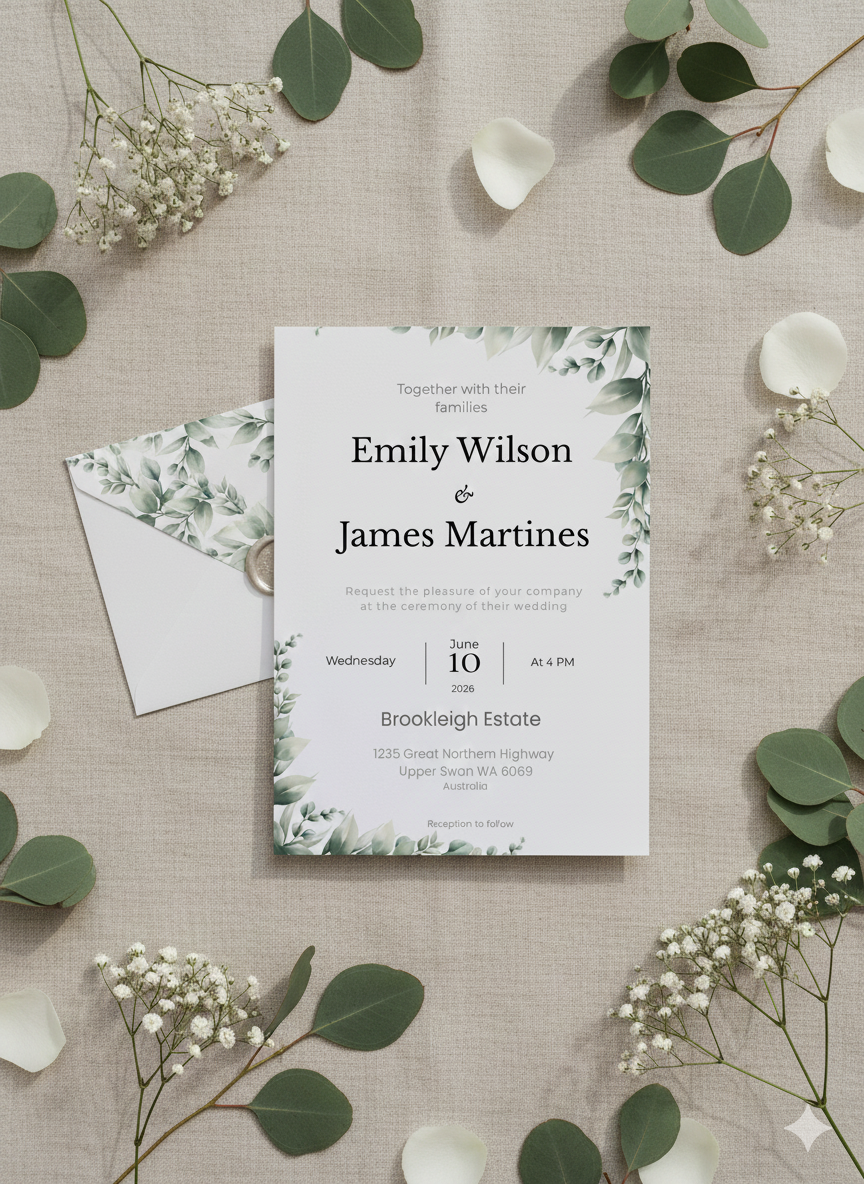 Wedding Invitation $12.95